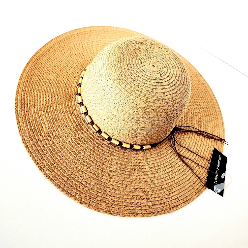 Woman Straw Beach Spring/Summer Hat - NWT